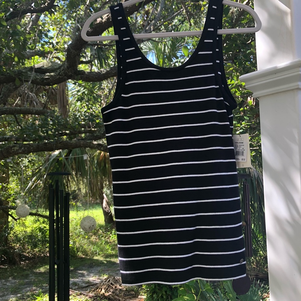 Plunge back tank top